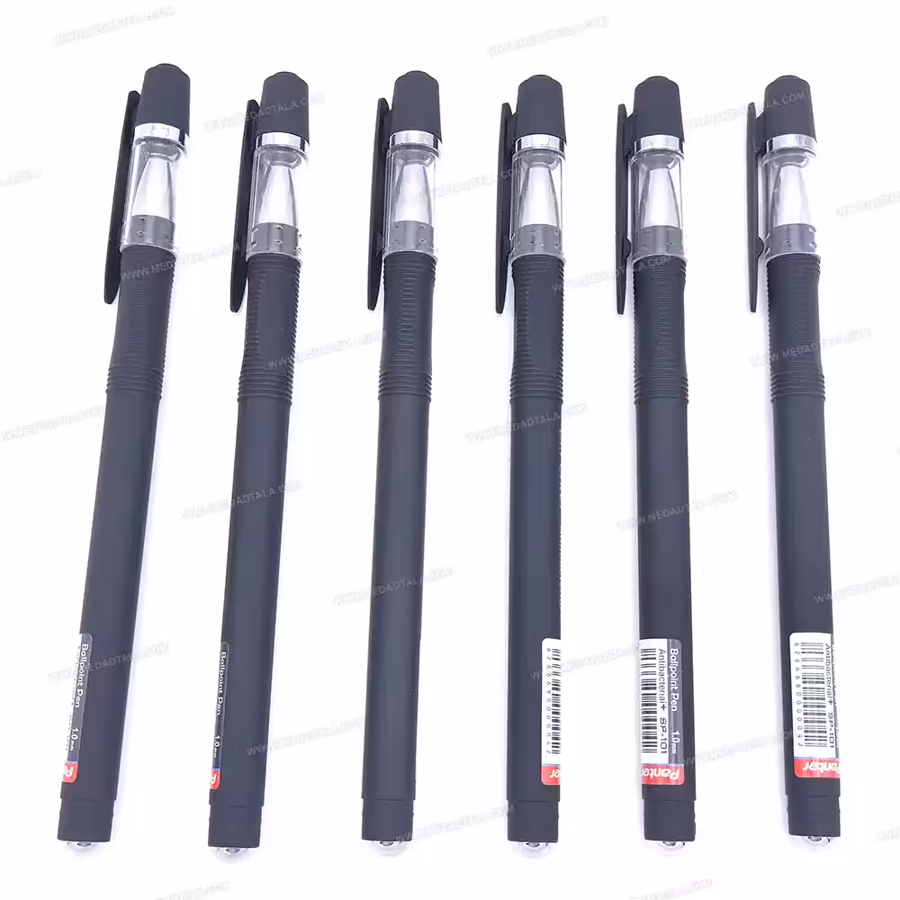 خودکار فوق روان نویس مشکی پنتر Panter SP-102 1.0 بسته 6 عددی