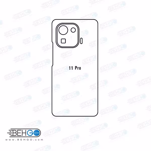 برچسب پشت گوشی شیائومی Xiaomi Mi 11 Pro