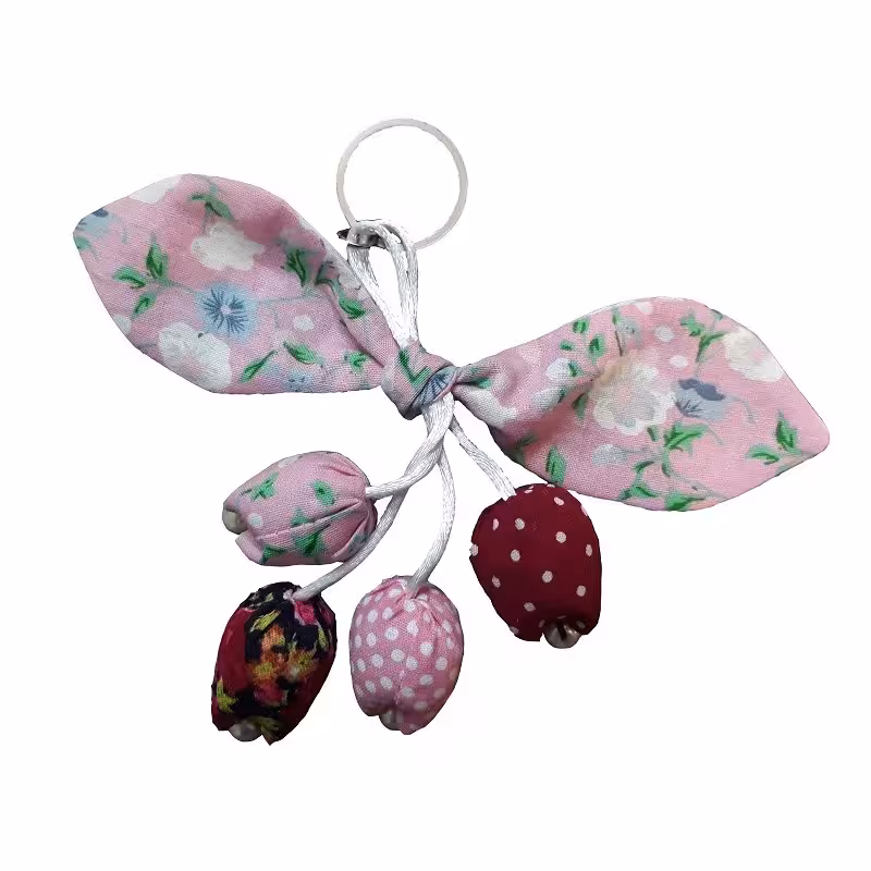 جاکلیدی پارچه ای مدل لاله