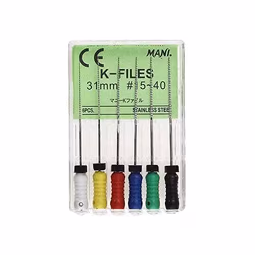 کا فایل دستی مانی Mani K-File - فروشگاه تخصصی دندانپزشکی سپیرا