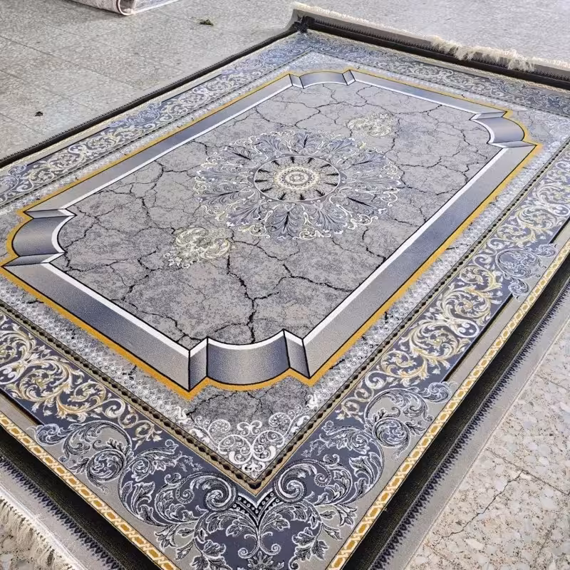 فرش 12متری 700شانه جدید کاشان نقشه زیبای موج کویرفیلی مناسب خاص پسندان