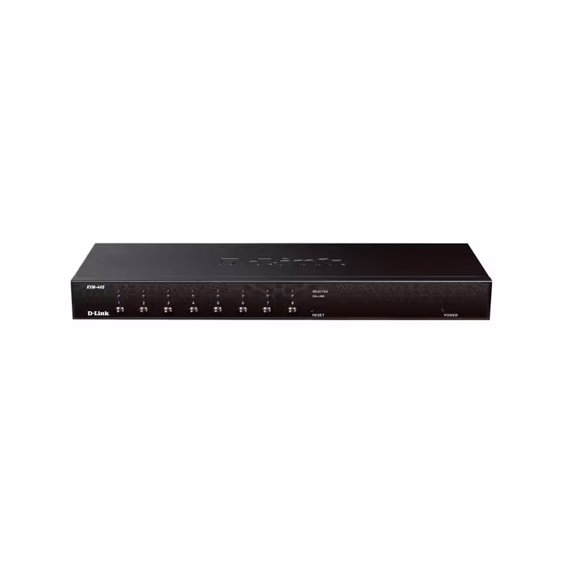 سوئیچ 8 پورت دی لینک مدل KVM-440