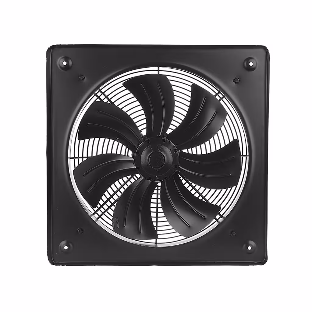 هواکش ایلکای نمره 63 سه فاز هفت پر فلزی دمنده مدل مکنده با قاب کد VIK-63R6T3