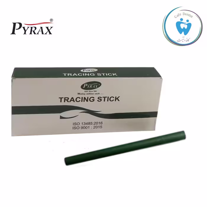 استنس سبز لوله‌ای پیراکس Pyrax Green Tracing Sticks