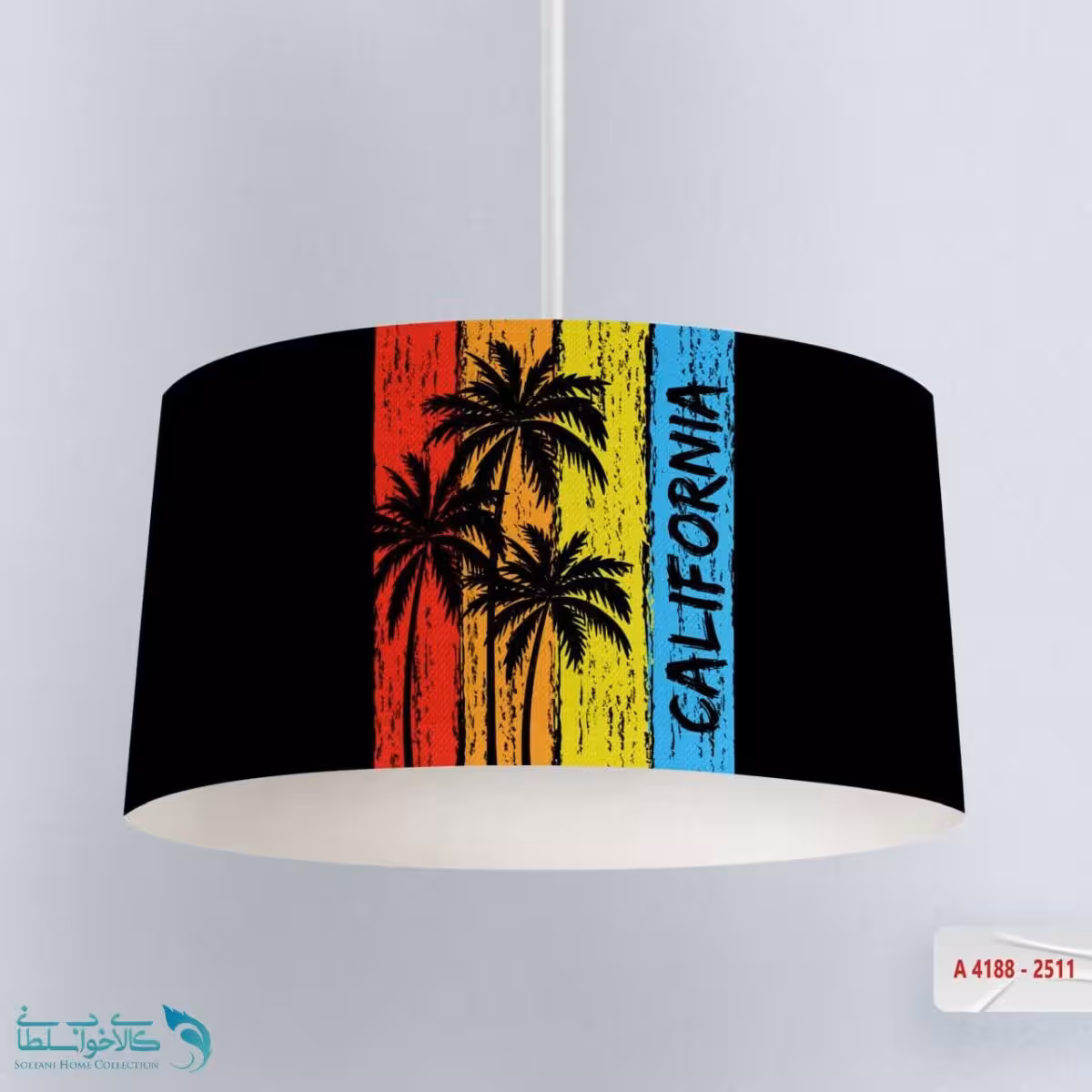 لوستر اتاق کودک طرح کالیفرنیا کد A4188