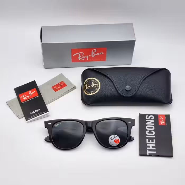 عینک فول آپشن ریبن مدل 2140 شیشه دودی