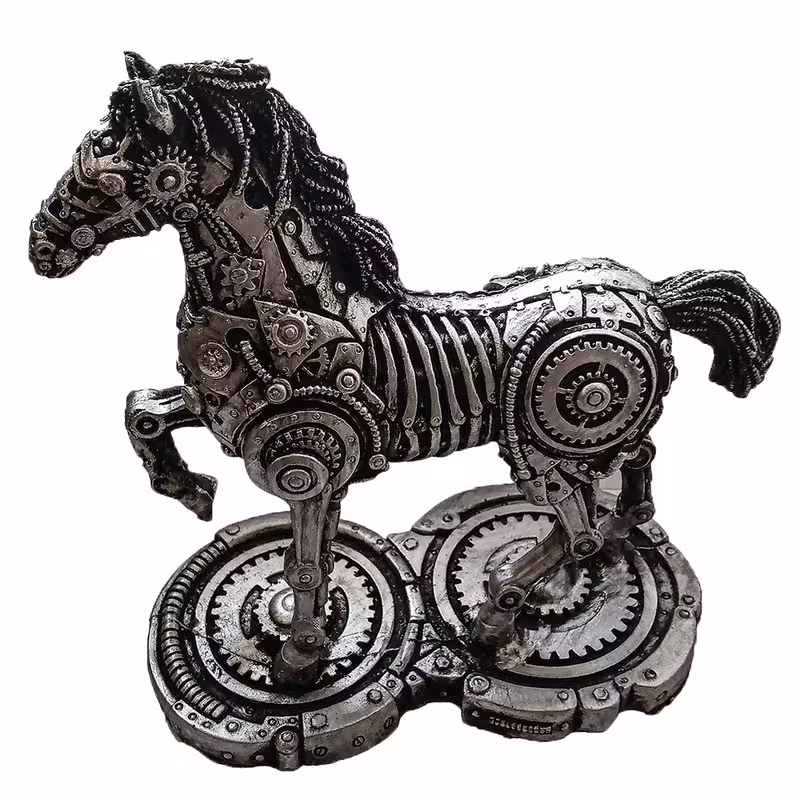 مجسمه اسب و تکنولوژی
