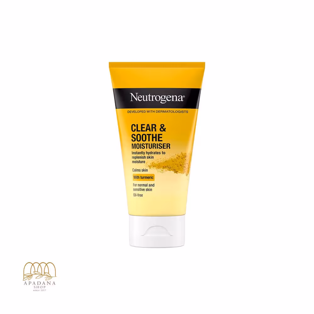 کرم آبرسان مرطوب کننده صورت عصاره زرد چوبه Soothing Clear نوتروژینا