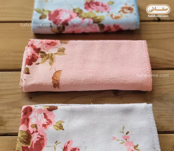 دستمال حوله ای آشپزخانه 3 تایی گلدار