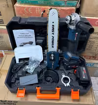 پک کامل فرز شارژی  تبدیل اره زنجیری براشلس، شفت بزرگ ایزی پاور