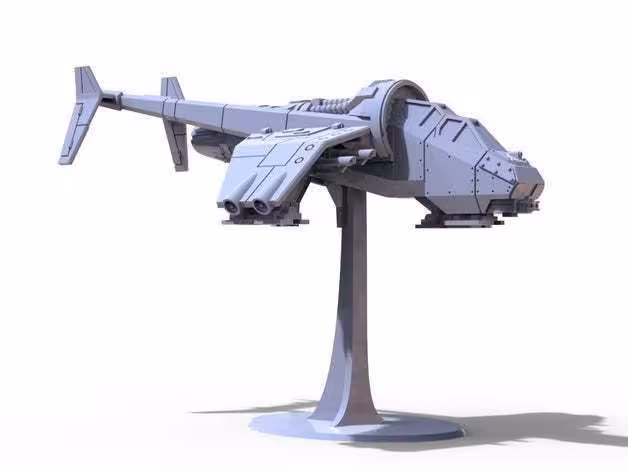 مدل سه بعدی هلیکوپتر جنگی (stl)