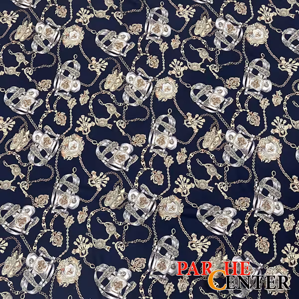 پارچه نخی طرح دار کد 66