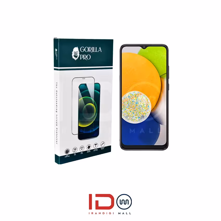 گلس و محافظ هیدروژلی (شفاف) نمایشگر گوشی سامسونگ مدل Galaxy A03