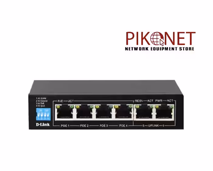 سوئیچ 6 پورت دی لینک مدل DGS-F1006P-E