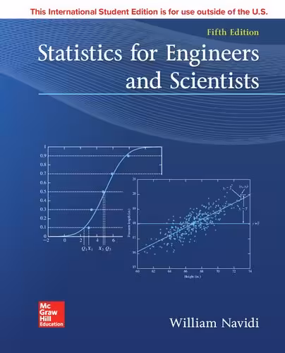 خرید و دانلود نسخه کامل کتاب Statistics for Engineers and Scientists