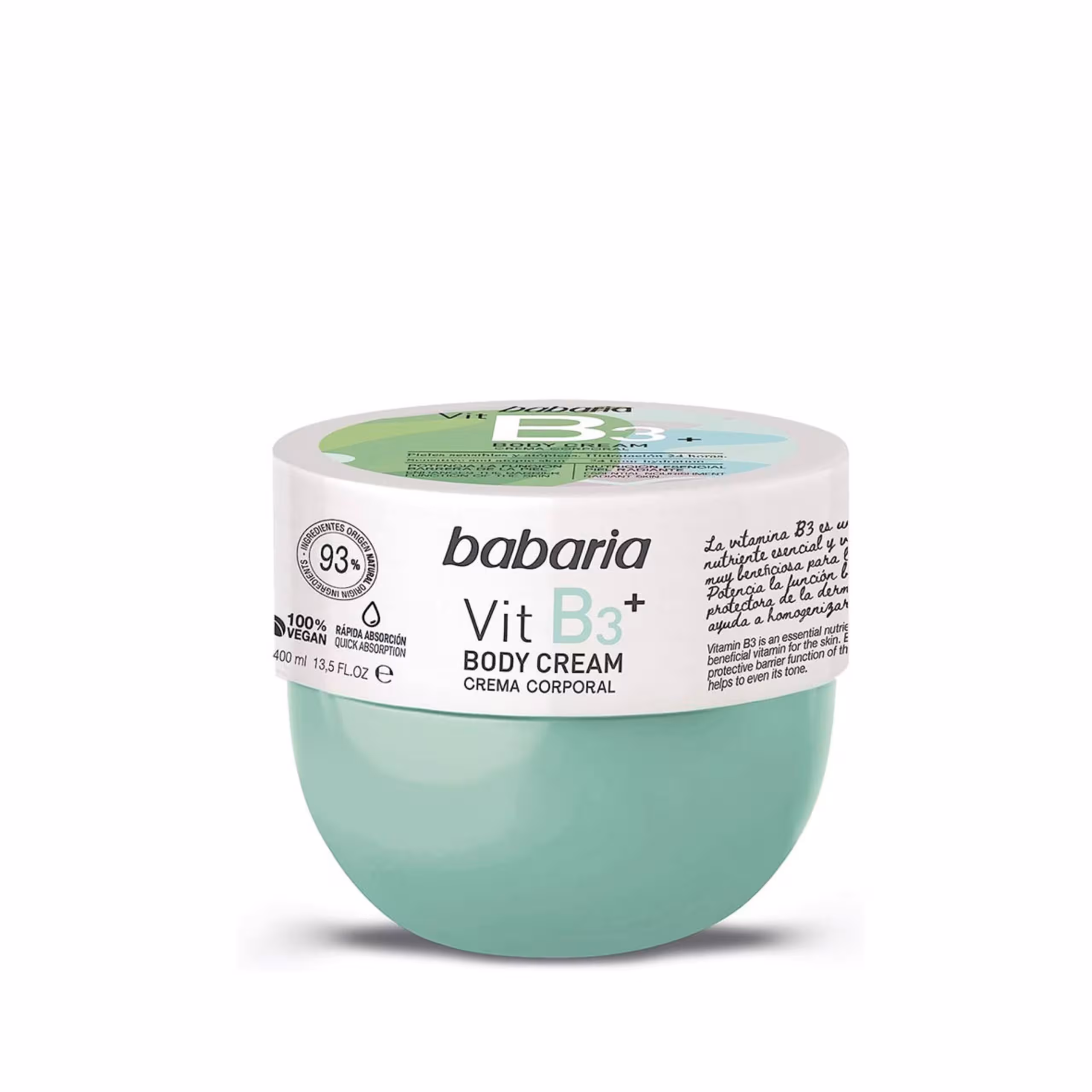 کرم بدن باباریا حاوی ویتامین babaria b3 Body Cream B3