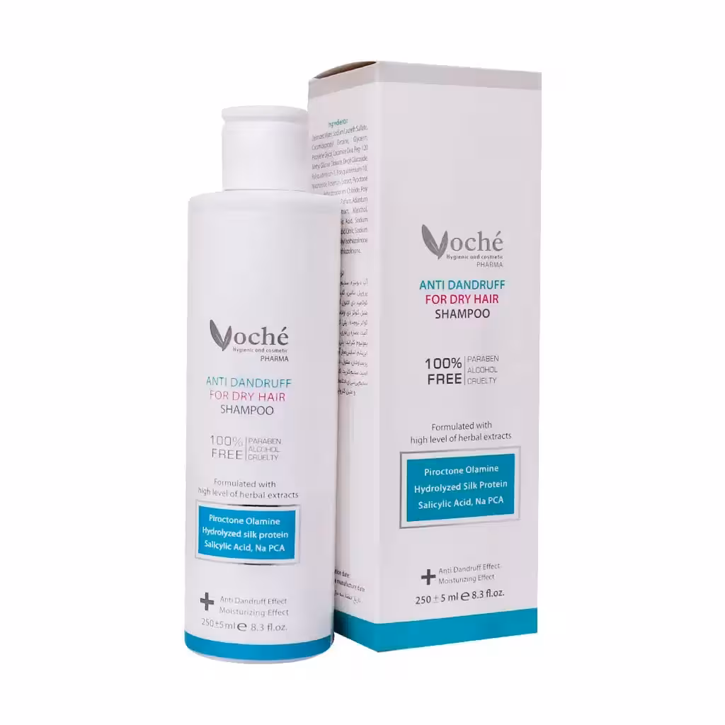 شامپو ضد شوره مناسب موهای خشک وچه 250 میلی لیتر