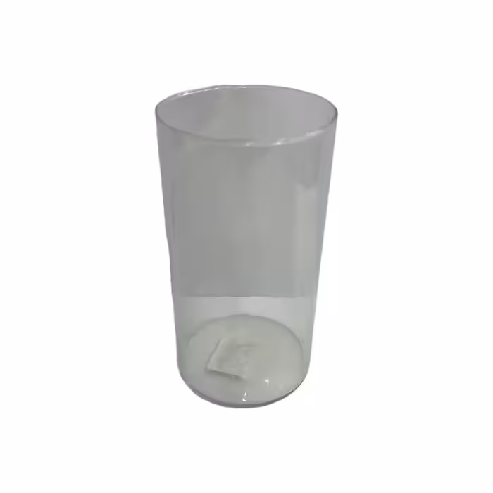 شیشه استوانه ساده قطر 8 ارتفاع 15
