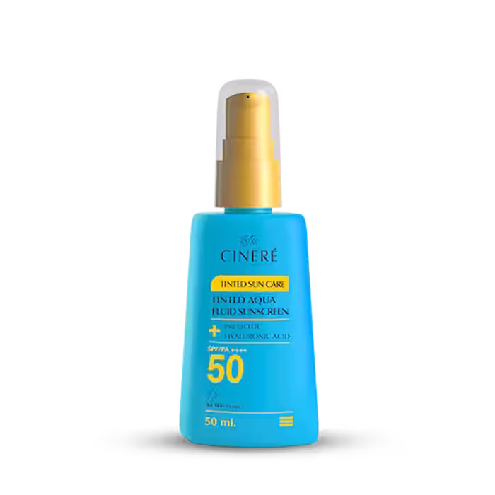 ضدآفتاب فلوئید رنگی SPF 50 سینره بژ روشن 50 میلی لیتری