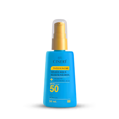 ضدآفتاب فلوئید رنگی SPF 50 سینره بژ روشن 50 میلی لیتری