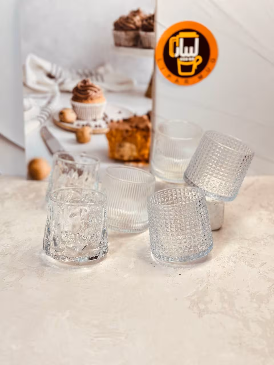 ماگ چرخشی شیشه ای مدرن کد 0353