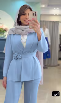 کت و شلوار زنانه آزیتا جنس مازراتی