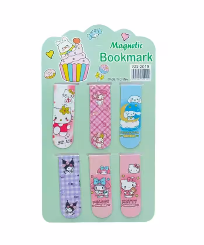 بوک مارک مگنتی فانتزی 6عددی (بسته 45 ورقی)