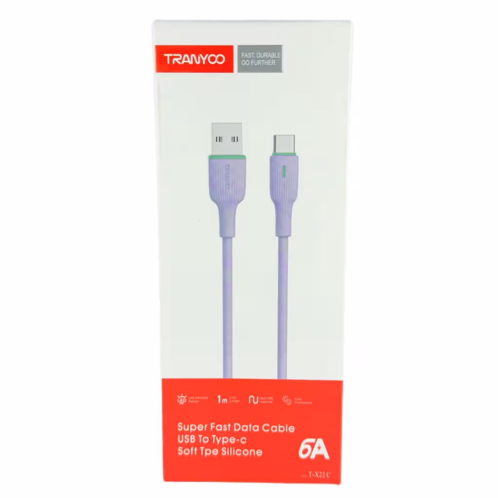 کابل تبدیل USB به TYPE-C ترانیو مدل X22