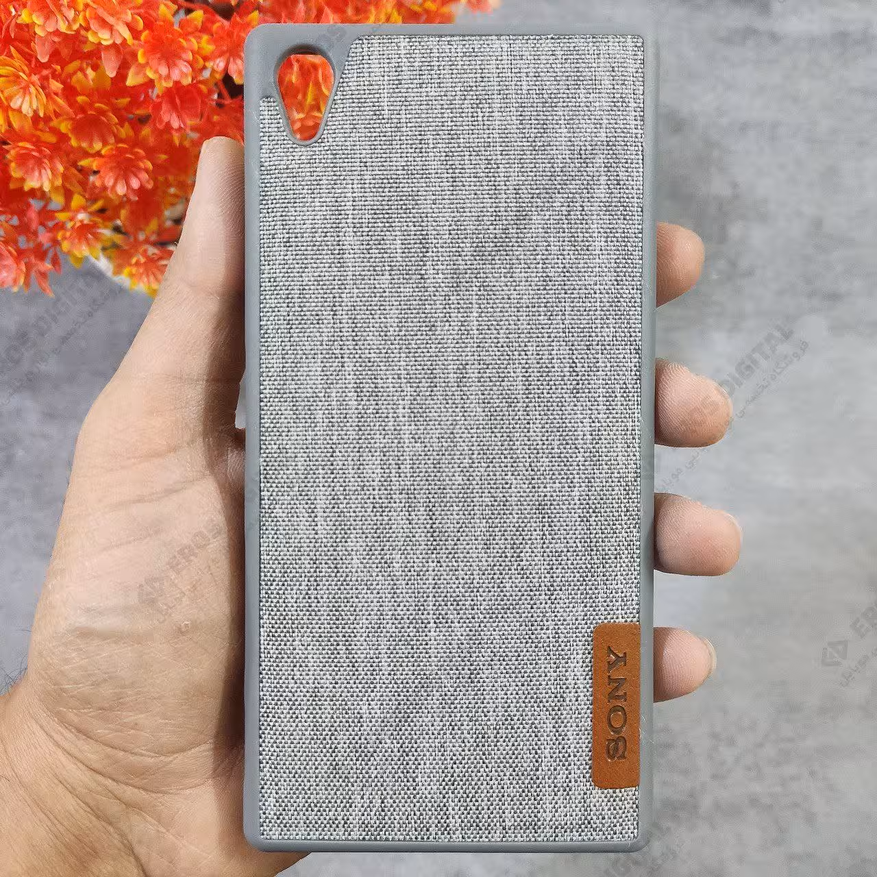 گارد گوشی Sony Xperia Z5 Premium ژله ای پشت پارچه ای