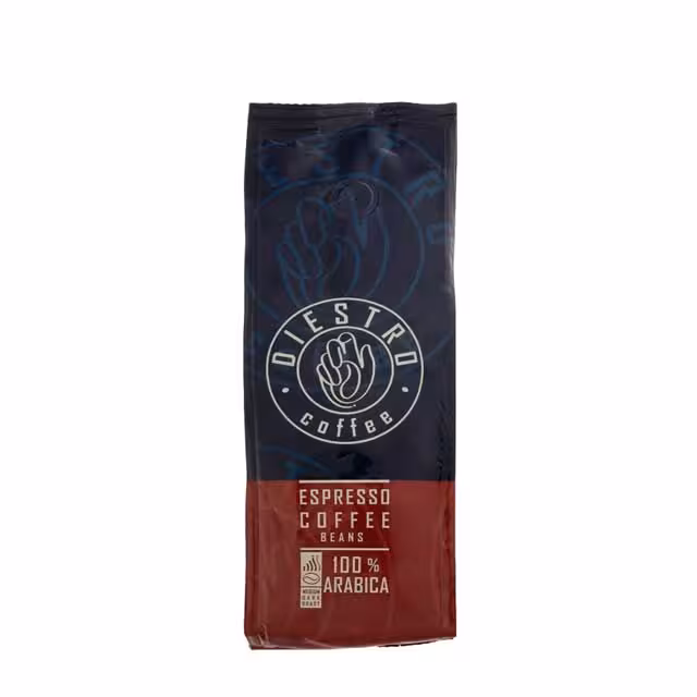 دانه قهوه اسپرسو 100% عربیکا دیسترو 250 گرمی