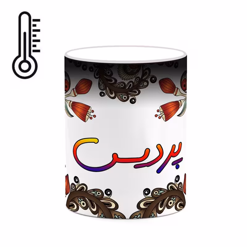 ماگ حرارتی   اسم پردیس  سنتی گل و بته کد mgh44361