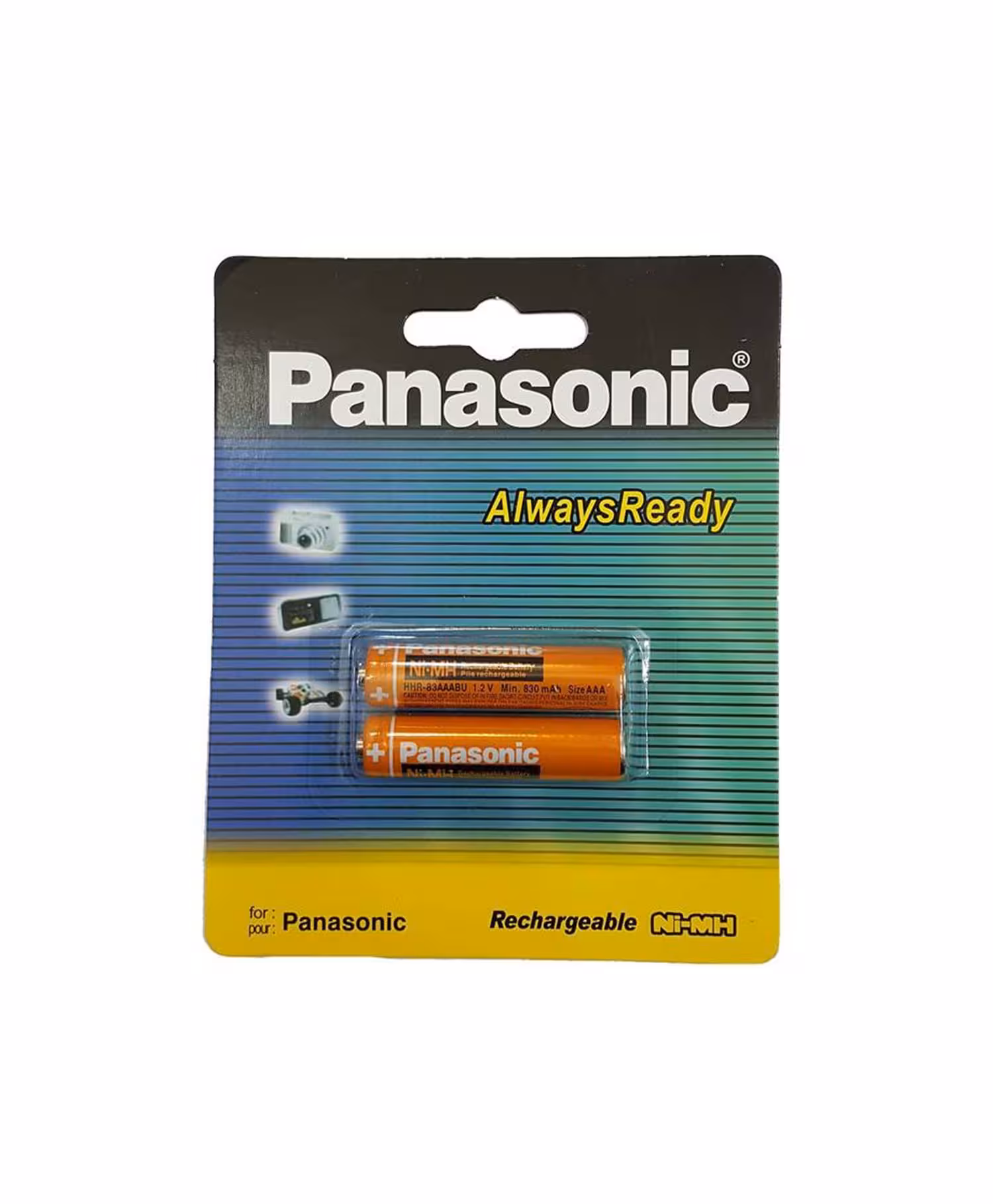 باتری نیم قلمی شارژی پاناسونیک HR03