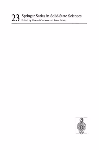 خرید و دانلود نسخه کامل کتاب Physics in One Dimension: Proceedings of an International Conference Fribourg, Switzerland, August 25–29, 1980