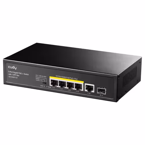 سوئیچ شبکه کودی مدل Cudy GS1005PTS1