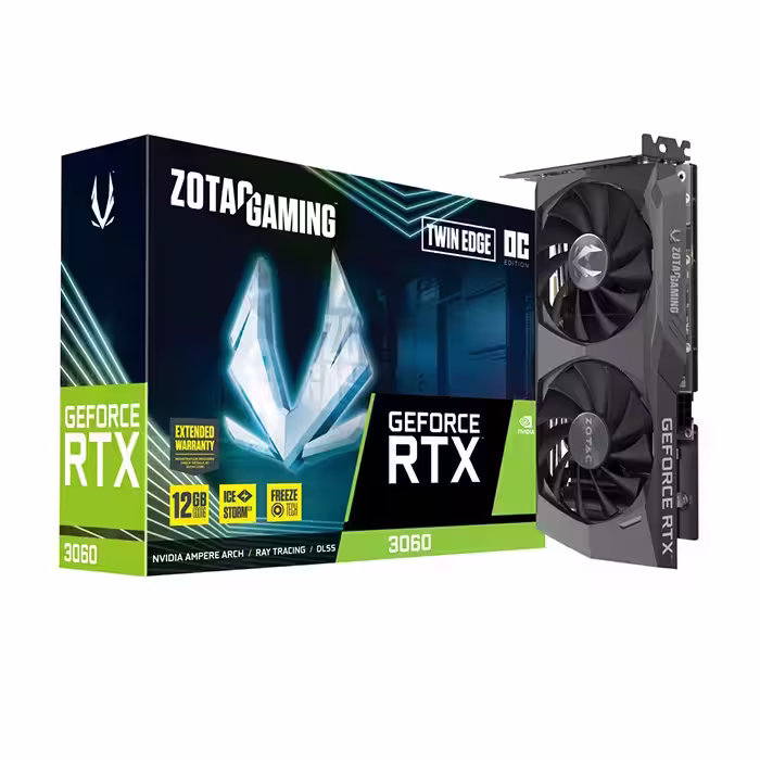 کارت گرافیک زوتک GAMING GeForce RTX 3060 Twin Edge OC 12GB