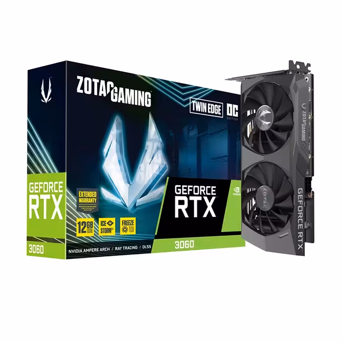 کارت گرافیک زوتک GAMING GeForce RTX 3060 Twin Edge OC 12GB