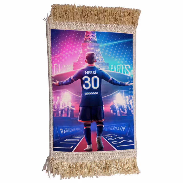 فرش ماشینی دیوارکوب مدل مسی کد 12