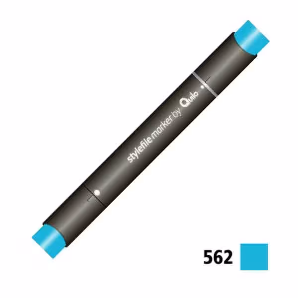 ماژیک راندو دوسر کوییلو کد 562 مدل Stylefile (رنگ ice blue)