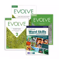 پک کتاب های ایوالو 2   آکسفورد ورد اسکیلز | کتاب انگلیسی Evolve 2   video   Oxford word skills Elementery