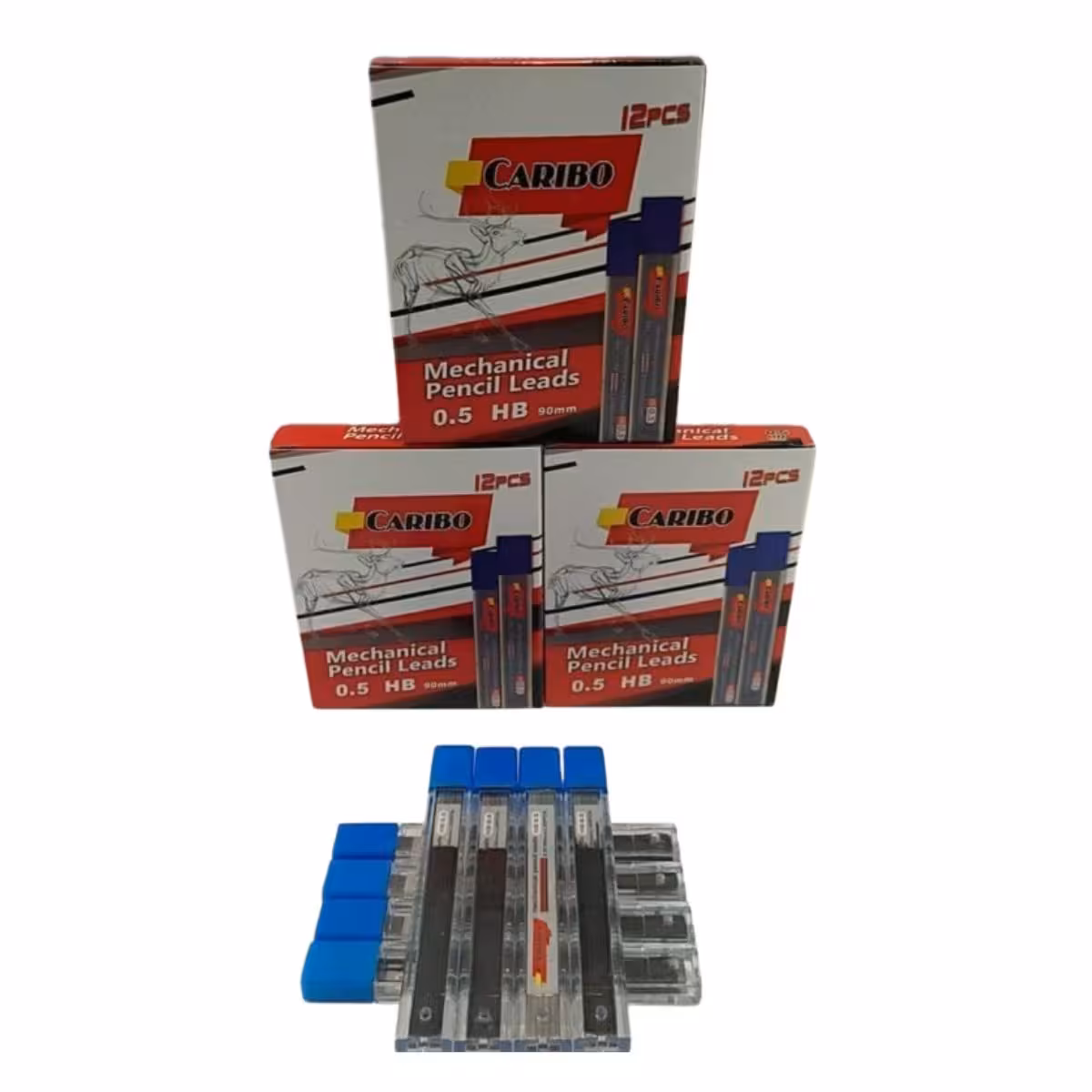 نوک اتود 0.5 میلی متر کاریبو (Caribo) بسته 12تایی