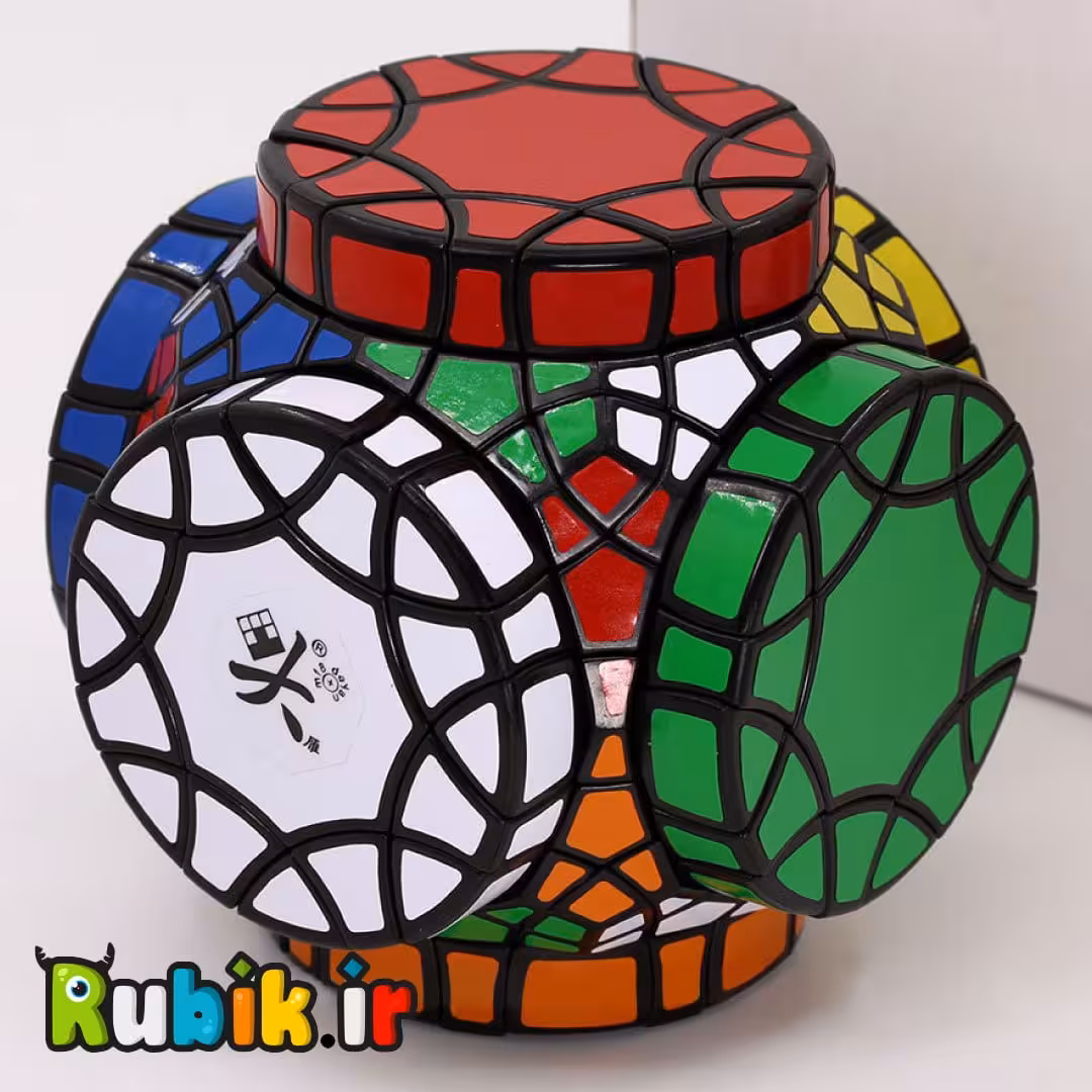 مشکی-روبیک چرخ 30 محور دایان Dayan cube 30 axis wheels