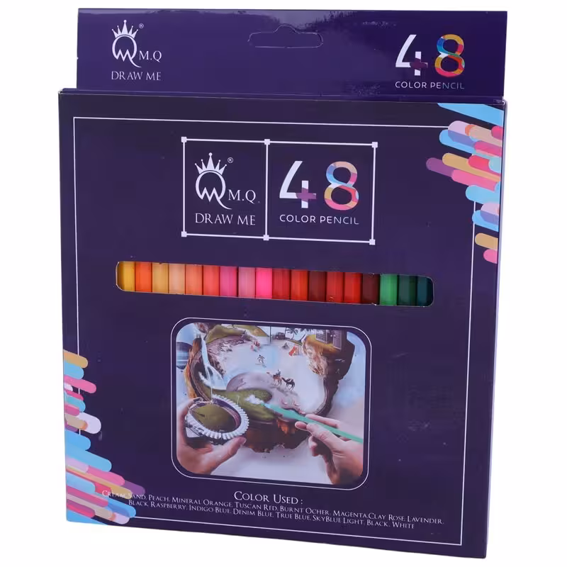 مداد رنگی 48 رنگ ام کیو Artist