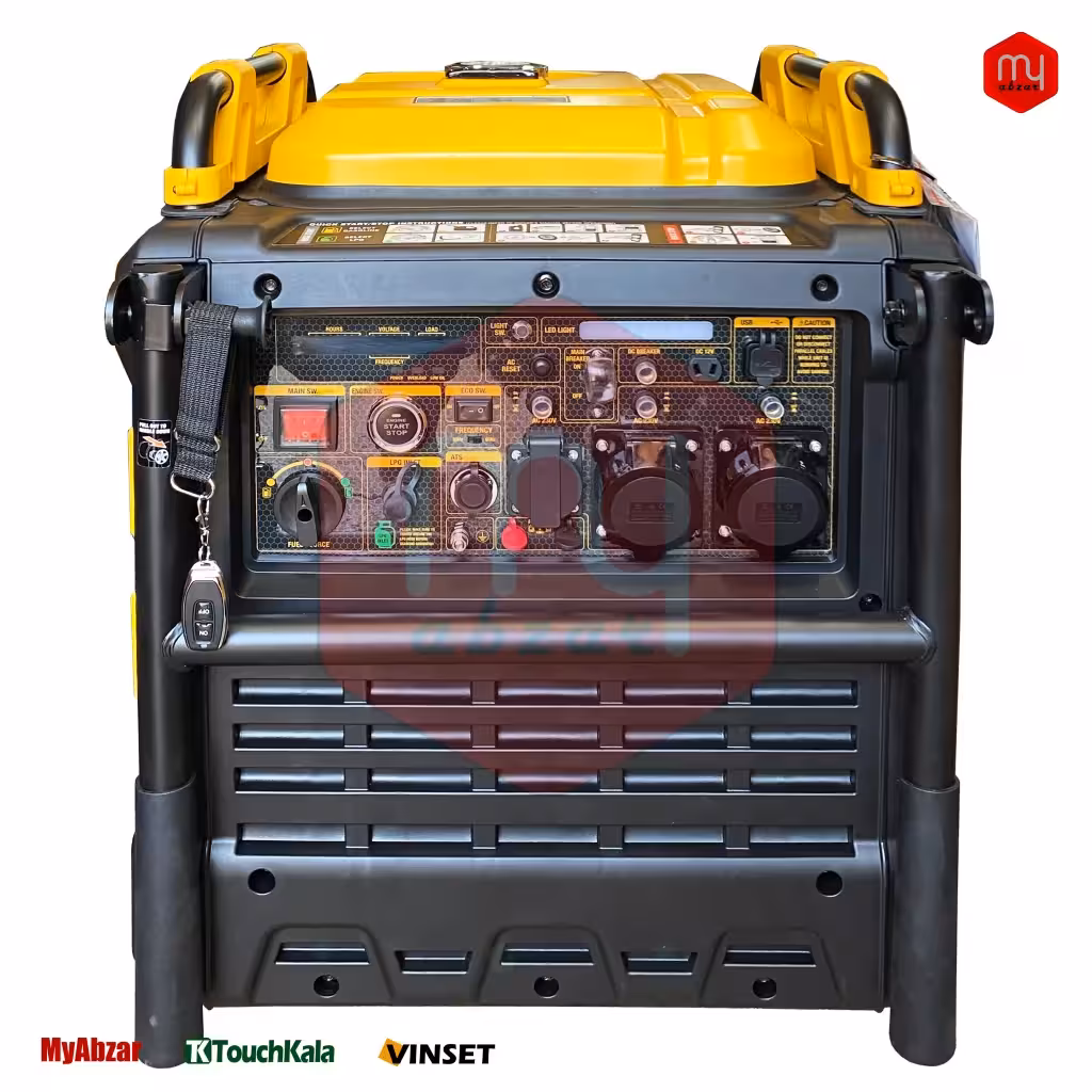 موتور برق دوگانه سوز راکسیو 9 کیلووات مدل RB10500ie LPG ریموت استارت