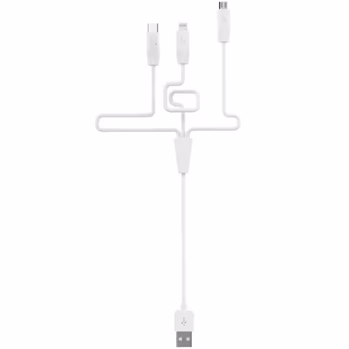 کابل تبدیل USB به لایتنینگ/microUSB/USB-C هوکو مدل X1 Rapid طول 1 متر