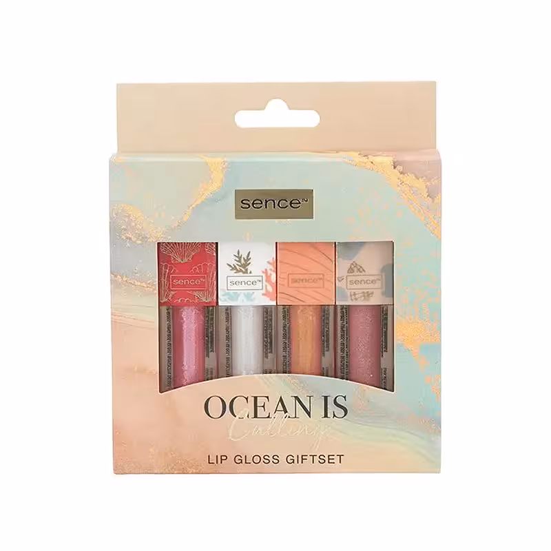 گیفت ست رژ لب مایع شاین دار سنس مدل Sense Ocean Is Calling
