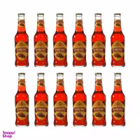 آبمیوه گازدار انگور قرمز هایسنس حجم 280 میلی لیتر بسته 12 عددی