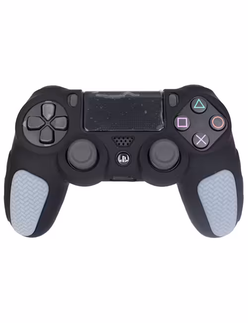 روکش محافظ آجدار دسته PS4 مشکی خاکستری