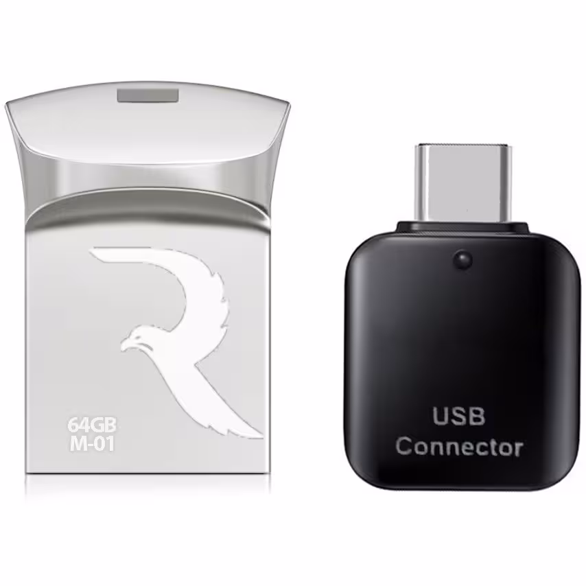 فلش مموری ریوکس مدل M-M01 ظرفیت 64 گیگابایت و Otg Type c