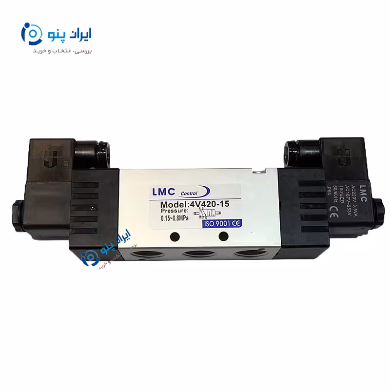 شیر برقی 2-5 1/2 دو بوبین ال ام سی 220 ولت 4V420-15 LMC