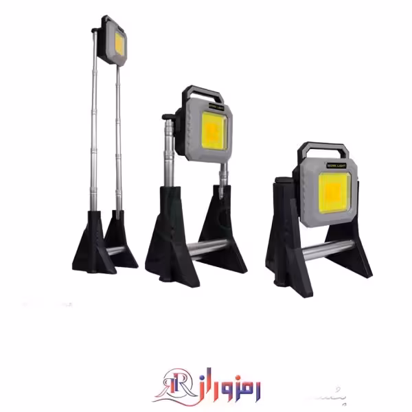 پروژکتور شارژی پایه تلسکوپی مدل g10 cob